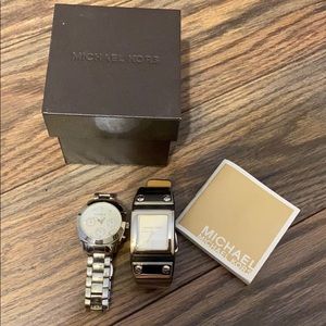 2 Michael Kors watches